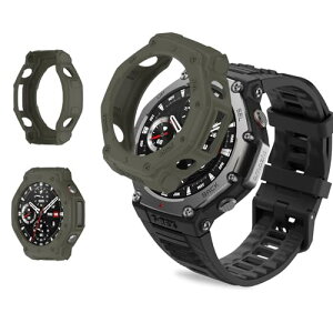 yzFor Amazfit T-Rex 3 48mm p P[X Jo[yKONXISAzX}[gEHb` P[X ی Jo[ VRf y ^ ȒP C菝h~ Ռz [d\iWOO[