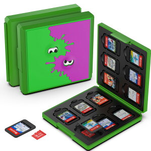 yzGeeRic 12 Q[J[h [{bNX XCb` Ή \tgP[X 12Micro SD [J[h [ Switch/Switch Lite/Switch OLED fΉ RpNg ^ y ho ^ 