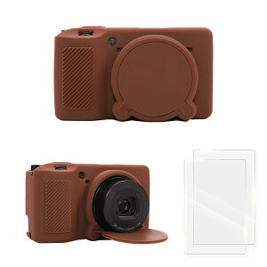 �y���������zRieibi Ricoh GR III �P�[�X/GR IIIx �P�[�X�ARicoh GR III/Ricoh GR IIIx �J�����P�[�X�p�V���R���P�[�X �X�N���[���v���e�N�^�[ 2 ���t���ARicoh GR IIIx GR III GR3X GR3 �J�����P�[�X�p�y�ʃJ�����P