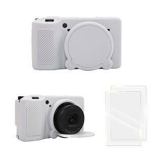 �y���������zRieibi Ricoh GR III �P�[�X/GR IIIx �P�[�X�ARicoh GR III/Ricoh GR IIIx �J�����P�[�X�p�V���R���P�[�X �X�N���[���v���e�N�^�[ 2 ���t���ARicoh GR IIIx GR III GR3X GR3 �J�����P�[�X�p�y�ʃJ�����P