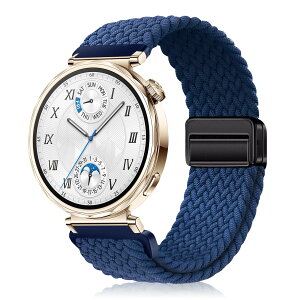 �y���������z[YealRed] �o���h 18mm Huawei Watch GT 6/GT 5/GT 4 41mm / Huawei Watch 5 42mm / GT 5 Pro 42mm �����p�X�g���b�v �e���i�C������ �ւ��x���g �ґg�X�g���b�v ���C�o�b�N�� ���� �x���g �}�O�l�b�g�o��