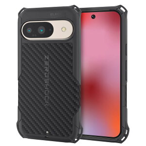 yzGR Google Pixel 9 / 9 pro P[X nCubh Jo[ Ռz JYی݌v CX[d Xgbvz[t ZEROSHOCK ubN PM-P242ZEROBK