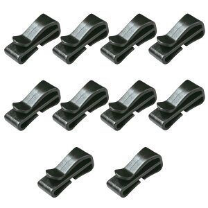 �y���������zKALOLINNA �x���g�N���b�v 25MM ���e�[�v�ɓK�p �e�[�v�N���b�v 10�Z�b�g �⏕�o�b�N�� �y�� �x���g���� �����b�N �o�b�O ���b�v�p �E�F�r���O �y�ɌŒ肷�� �u���b�N