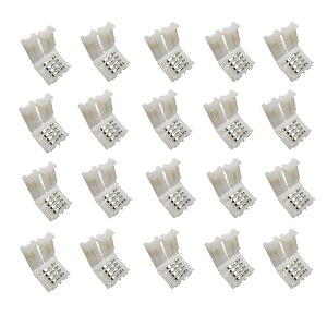 yzZeniMart ledRlN^[ e[vCg RlN^ 20 LEDXgbvCgRlN^ 8mm 2s LEDXgbvCgp̑fV[XȐڑ dxA{[h ͂񂾕tsv 