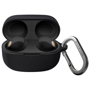 【送料無料】UNIQ SONY WF-1000XM5 ケース 衝撃 吸収 保護 LED可視 シリコンカバー カラビナ/ストラップ付き Vencerシリーズ