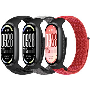 �y���������z[Acortjl] �i�C�������v�o���h Xiaomi Smart Band 10/9/8 �ƌ݊������� ���� �����Y �\�t�g ���߉\ �ʋC�� �X�|�[�c �\�����[�v ���v�X�g���b�v �����p���X�g�o���h Xiaomi Mi Band 10/9/8 �p