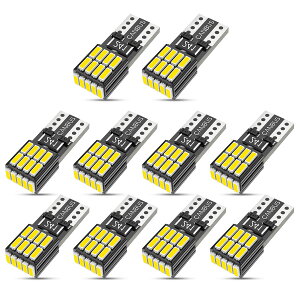 �y���������zT10 LED �z���C�g���� �Ԍ��Ή� 4014LED�`�b�v21�A 12V�ԗp LED T10�|�W�V���������v/���C�Z���X�����v/�i���o�[��/���[�������v