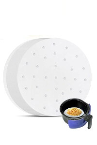 【送料無料】YINKE せいろ シート 100枚入り 蒸籠シート セイロ シート ペーパー 中華セイロ用調理用紙 お菓子調理用紙 使い捨て 丸型 穴あき 点心 蒸し器シート 料理用クッキングシート 食材