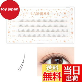 【送料無料】LASHIDOL つけまつげ 下 ナチュラル ポイントフィット 自宅セルフマツエクエクステ 下まつげ 大容量 色：ブラック、サイズ：あやめ マツエク