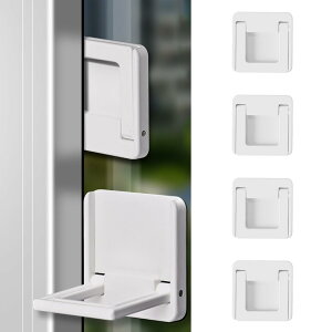 【送料無料】跡の残らなく剥がせ 引き戸 ストッパー 【4個セット】 無味な 窓 ロック スライドドア ドアストッパー 穴あけ不要 窓 ストッパー 安全ロック 転落防止 防犯対策 ベビーガード