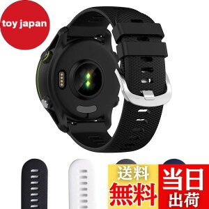 �y���������zAoouik GARMIN�p �K�[�~�� Forerunner 255 �x���g �o���h 22mm �V���R����4�F (�u���b�N) �F�F�u���b�N