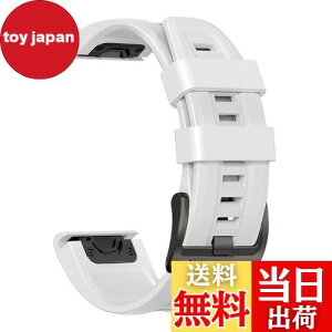 yz[YOCAHU] QuickFit 22 mm oh p for GARMIN(K[~) Fenix 7 Pro Solar/Approach S70 47 mm/Forerunner 965 Ή Xgbv VR xg _炩 h K[~ p oh (white), z