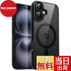 yzJETech iPhone 16 Plus 6.7C`p }Olbg P[X MagSafeɑΉ Ռz op[Jo[ \bhJ[}bgTPUt[ h~ NAobN (ubN)