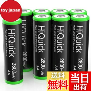 �y���������zHiQuick �P3�d�r �[�d�� �P�O�j�b�P�����f�d�r 2800mAh �[�d�r �P3�` 8�{���� ��e�ʂ��イ�ł� �P�O�d�r rechargeable battery aa