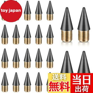 【送料無料】pakio 24個の永遠の鉛筆交換可能詰め替え無限鉛筆交換可能グラファイトペン先金属インクレスライティングペンペン先インクレス鉛筆永遠の交換ヘッド鉛筆筆記用ヘッド