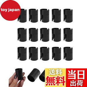 【送料無料】YACHUN メタルラック パーツ スチールラック用 スリーブ 20組入り ポール径19mm 棚板 固定部品 プラスチッククリップ 取付部品 耐久性 耐摩耗性 丈夫 (黒)