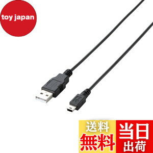 �y���������z�G���R�� RoHS�w�ߏ���&���z���p�b�P�[�W �G�RUSB�P�[�u�� USB2.0 A-miniB�^�C�v 3m �u���b�N U2C-JM30BK