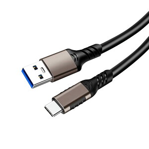 yzUSB-C & USB-A 3.1(Gen2) P[u (1.5m, KF) Popoliery10Gbpsf[^]/3A 60W[dzUSB3.1 Gen2 P[u USB-A to USB-C P[u ϋvPVCf X}[gtHA^ubgAm[gp\
