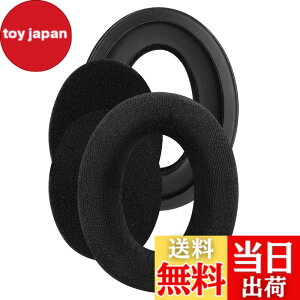 �y���������zGeekria �C���[�p�b�h Comfort �݊��� �p�b�h �[���n�C�U�[ Sennheiser HD505, HD 515, HD 518, HD 555, HD558, HD559, HD569, HD579, HD589 �w�b�h�z���ɑΉ� �p�b�h �C���[/�C���[�J�b�v �x���A (�u���b�N)