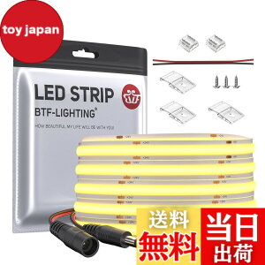 �y���������zBTF-LIGHTING COB FCOB LED�e�[�v���C�g �����x �t���L�V�u�� 5M 528LEDs/m 2640LEDs/5m �����F 4000K ��10mm �X�g���b�v���C�g DC24V 14W/m �����\ �ό`�\ �ؒf�\ �Q�� �L�b�`���z�[�� ������