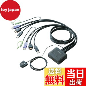 �y���������z�G���R�� KVM�X�C�b�` hdmi usb �ؑ֊� �X�s�[�J�[ �茳�X�C�b�` 2�� KVM-HDHDU2