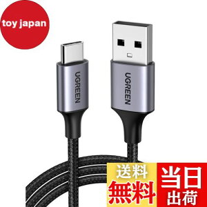 yzUGREEN USB Type C P[u USB A to USB C P[u iC҂ 3A}[d Quick Charge 3.0/2.0Ή 56KWX^ iPhone15/Galaxy S24/Pixel/Google/Xperia/LGΉ (3m)