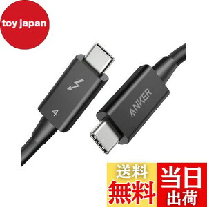 yzAnker USB-C & USB-C Thunderbolt 4 100W P[u 0.7m ubN 100Wo 8KΉ 40 Gbps f[^] iPhone 16 / 15 MacBook Air Pro iPad Pro/Air Ή