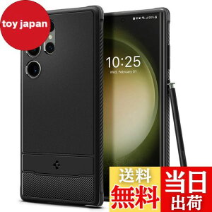 yzSpigen Galaxy S23 Ultra P[X ϏՌ [ SC-52D | SCG20 ] TPU \tgP[X ČRMILKi擾 ϏՌ h~ Jی Qi[d CX[d MbhEA[}[ ACS05613 (}bgEubN)