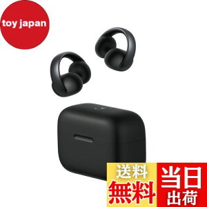 【送料無料】Anker Soundcore AeroClip(Bluetooth 5.4)【オープンイヤー型ワイヤレスイヤホン/イヤーカフ / IP55 防塵・防水規格 / 最大32時間再生 / マルチポイント接続】ミッドナイトブラック