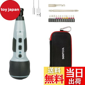 �y���������zSENTOOL �d���h���C�o�[ ���^ �y���^ �h���C�o�[ �d�� �蓮���p �[�d�h���C�o�[ 3�i�K�ؑփ��[�h �d�h�� ���[�P�[�X�t�� USB Type C�[�d�� �����⏉�S�҂ł��ȒP�Ɏg���� �Ƌ�̑g��