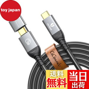 �y���������zGiGimundo USB 3.2 Gen 2x2 �P�[�u�� 2-in-1 USB-A/C to USB-C�y20gbpS�����f�[�^�]�� 4K 100W�}���[�d 4K@60Hz�f���o�� PD�Ή� �zThunderbolt 3/MacBook/iPad Pro/Switch��Type-C�@��Ή�(2m)