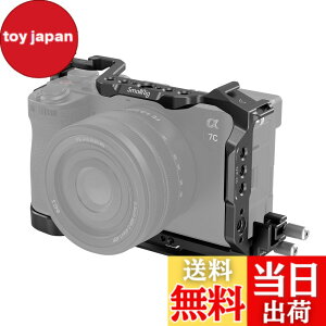 �y���������zSmallRig �J�����P�[�W�L�b�g Sony�Ή� Alpha 7C II/Alpha 7CR�Ή� �A���J�N�C�b�N�����[�X�v���[�g���� �g���� �ꕔ1/4�h-20��M2.5�l�W�ŌŒ� �r�f�I�J�����P�[�W 4422
