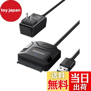 �y���������zUGREEN SATA USB�ϊ��P�[�u�� sata usb �ϊ��A�_�v�^�[ USB3.0�ڑ� 2.5/3.5�C���` 6TB HDD/SSD�p �d���A�_�v�^�[�t�� UASP�Ή� 6Gbps�]�����x