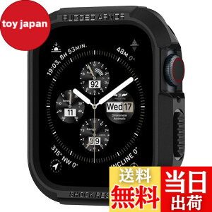 �y���������zSpigen Apple Watch �P�[�X 45mm 44mm�yApple Watch SE3/9/8/7/SE2/SE/6/5/4 �Ή��z���� �Ռ��z�� ���h�~ �ϏՌ� �ی�J�o�[ �A�b�v���E�H�b�`�P�[�X ���M�b�h�E�A�[�}�[ 062CS24469 (�}�b�g�E�u���b