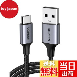 �y���������zUGREEN USB Type C �P�[�u�� USB A to USB C �P�[�u�� �i�C�����҂� 3A�}���[�d Quick Charge 3.0/2.0�Ή� 56K���W�X�^���� iphone17/Galaxy S24/Pixel/Google/Xperia/LG���Ή� (2m)�u���b�N