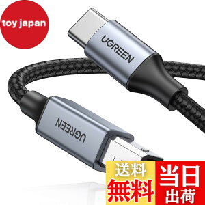 �y���������zUGREEN USB B to C �v�����^�[�P�[�u�� USB�P�[�u�� Type-C to Type-B �P�[�u�� ���ϋv�� �I�[�f�B�IDAC �~�L�T�[ MIDI�L�[�{�[�h �d�q�s�A�m DJ�R���g���[�� �v�����^�[ �X �L���i�[ FAX�}�V
