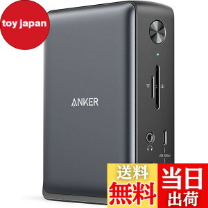 �y���������zAnker PowerExpand 13-in-1 USB-C Dock �h�b�L���O�X�e�[�V���� 85W�o�� 4K�Ή� HDMI�|�[�g 1Gbps �C�[�T�l�b�g�|�[�g 3.5mm �I�[�f�B�I�W���b�N USB-A USB-C�|�[�g microSD��SD�J�[�h �X���b�g����