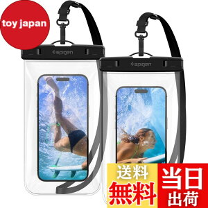 �y���������zSpigen �X�}�z �h���P�[�X 2���Z�b�g ���� iPhone Pixel Xperia �ő�8.2�C���`�Ή� �^�b�`�\ ��F�� ���� �����B�e �����C ���� �ނ� �C IPX8�F�� ���S�h�� �l�b�N�X�g���b�v�t�� A601 AMP03