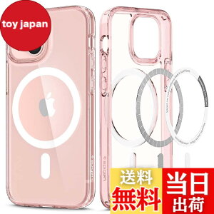 �y���������zSpigen iPhone13Mini�P�[�X MagSafe �}�O�l�b�g���� �ϏՌ� �ČRMIL�K�i�擾 2�d�\�� ���菝�h�~ �}�O�Z�[�t �K�p�J�o�[ ���C�����X�[�d�Ή� �E���g���E�n�C�u���b�h �}�O ACS03324 (���[�Y