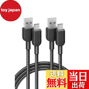 �y���������z�y2�{�Z�b�g�zAnker 310 ���ϋv�i�C���� USB-C & USB-A �P�[�u�� USB 2.0 �t���X�s�[�h�[�d iPhone 16 Galaxy LG Android�e��Ή� (1.8m 2�{�Z�b�g)