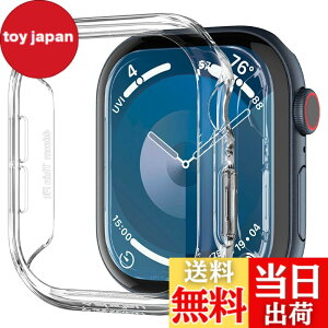 �y���������zSpigen Apple Watch 11/10 46mm �P�[�X ���� �Ռ� �z�� �ȒP�Ȏ��t�� �����^ �V���v�� �X���� �y�� �ی�J�o�[ �A�b�v���E�H�b�`�P�[�X �V���E�t�B�b�g ACS08602 (�N���X�^���E�N���A)