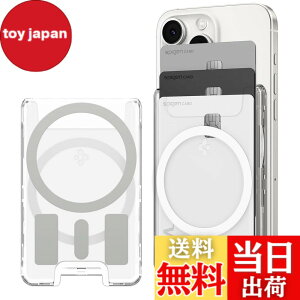 �y���������z[Spigen] MagSafe�J�[�h�P�[�X�y���ʃ}�O�l�b�g�ŃX�}�[�g�Ȋ��p�z iPhone 17e iPhone 17/16/15/14/13/12�V���[�Y �N���A �����J�[�h�P�[�X ���͂Ȏ��� �E���g���E�n�C�u���b�h�E�}�O�t�B�b