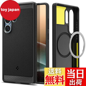 �y���������zSpigen Galaxy S25 Ultra �P�[�X Magfit�Ή� �ϏՌ� TPU �\�t�g �}�b�g �ČRMIL�K�i ���M�b�h�E�A�[�}�[�E�}�O�t�B�b�g ACS08951 (�}�b�g�E�u���b�N)