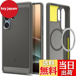 �y���������zSpigen Galaxy S25 Ultra �P�[�X Magfit�Ή� �ϏՌ� TPU �\�t�g �}�b�g �ČRMIL�K�i ���M�b�h�E�A�[�}�[�E�}�O�t�B�b�g ACS08952 (�}�[�u���E�O���[)