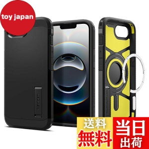 �y���������zSpigen �y�n��19�N�̋Z�p�́z iPhone 17e / 16e �P�[�X MagSafe �}�O�l�b�g���� �X�^���h ��� �}�b�g �ϏՌ� �ČRMIL�K�i �^�t�E�A�[�}�[�iAI�j�E�}�O�t�B�b�g ACS09137 (�u���b�N)
