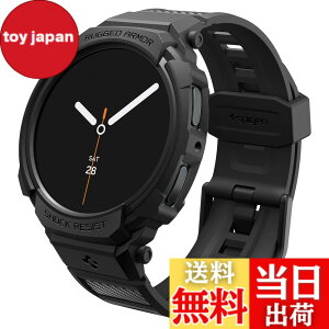 �y���������zSpigen Galaxy Watch 8 44mm ��̌^�P�[�X �X�|�[�c �o���h ��d�Œ� ���� �Ռ��z�� ���h�~ �ϏՌ� �ی�J�o�[ �X�g���b�v �M�����N�V�[�E�H�b�`�p ���M�b�h�E�A�[�}�[�E�v�� ACS10007 (�}