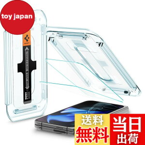 �y���������zSpigen Pixel 9 Pro Fold �����K���X�t�B���� 2���� 9H�d�x �\��t���L�b�g�t�� �w��F�ؑΉ� ��U�h�~ �w��h�~ �������H �ی�t�B���� EZ Fit AGL09106 (�N���X�^���E�N���A)
