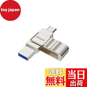 �y���������zBiwin UD150 USB ������ Type-C/A 2in1 ��]�� USB 3.2 ���� �ő�Ǐo���x150MB/s ������ �y��&�ϋv�� USB-C/A�f���A���R�l�N�^ �T�C�Y�F128GB