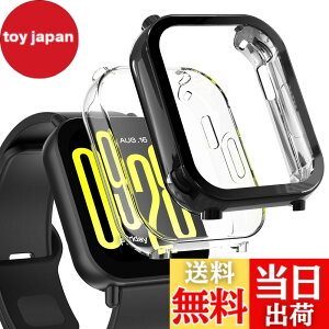 �y���������zHianjoo 2���� Xiaomi Redmi Watch 5 Active �Ή� �P�[�X �t�B���� [�ی�J�o�[ + �t�B���� ��̌^] Xiaomi Redmi Watch 5 Active �Ή� �J�o�[ TPU�f�� �\�t�g�P�[�X �S�ʕی� �ی�t�B���� �Ռ��z��