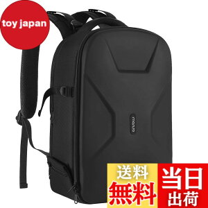 �y���������zMOSISO �J�����o�b�N�p�b�N �ی� �J�����o�b�O 15-16 �C���` ���� �O�r & ���b�v�g�b�v �R���p�[�g�����g�t�� �F�F�u���b�N�A�T�C�Y�F44 x 30 x 19 cm